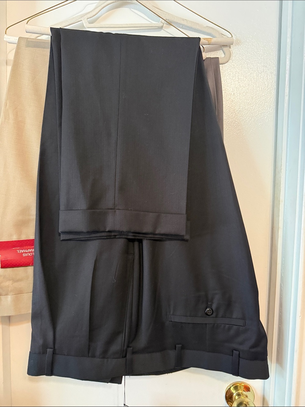 Louis Raphael Black Tailored Dress Pants